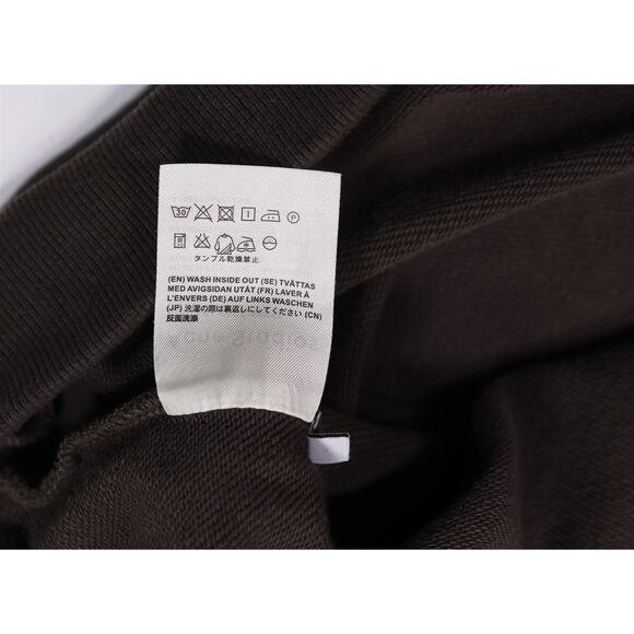 Acne Niagara Face PSS17 Bubble Logo Sweatshirt Brown Unisex Medium - Picture 5 of 6